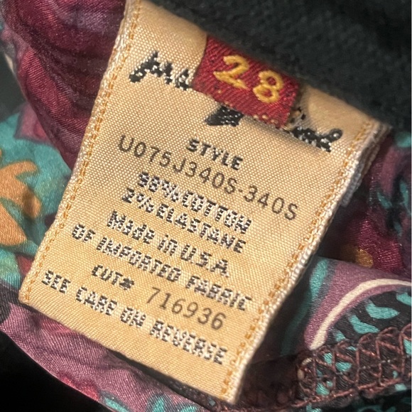 7 For All Mankind Velvet Boot Cut Jeans Sz 28 Women - Picture 6 of 9